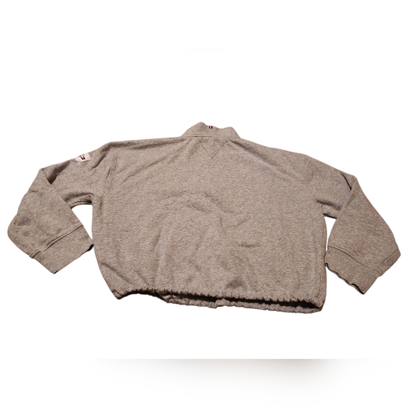 Women’s XL Tommy Hilfiger Sport Gray Quarter-Zip Mock-Neck Sweatshirt - Picture 6 of 6